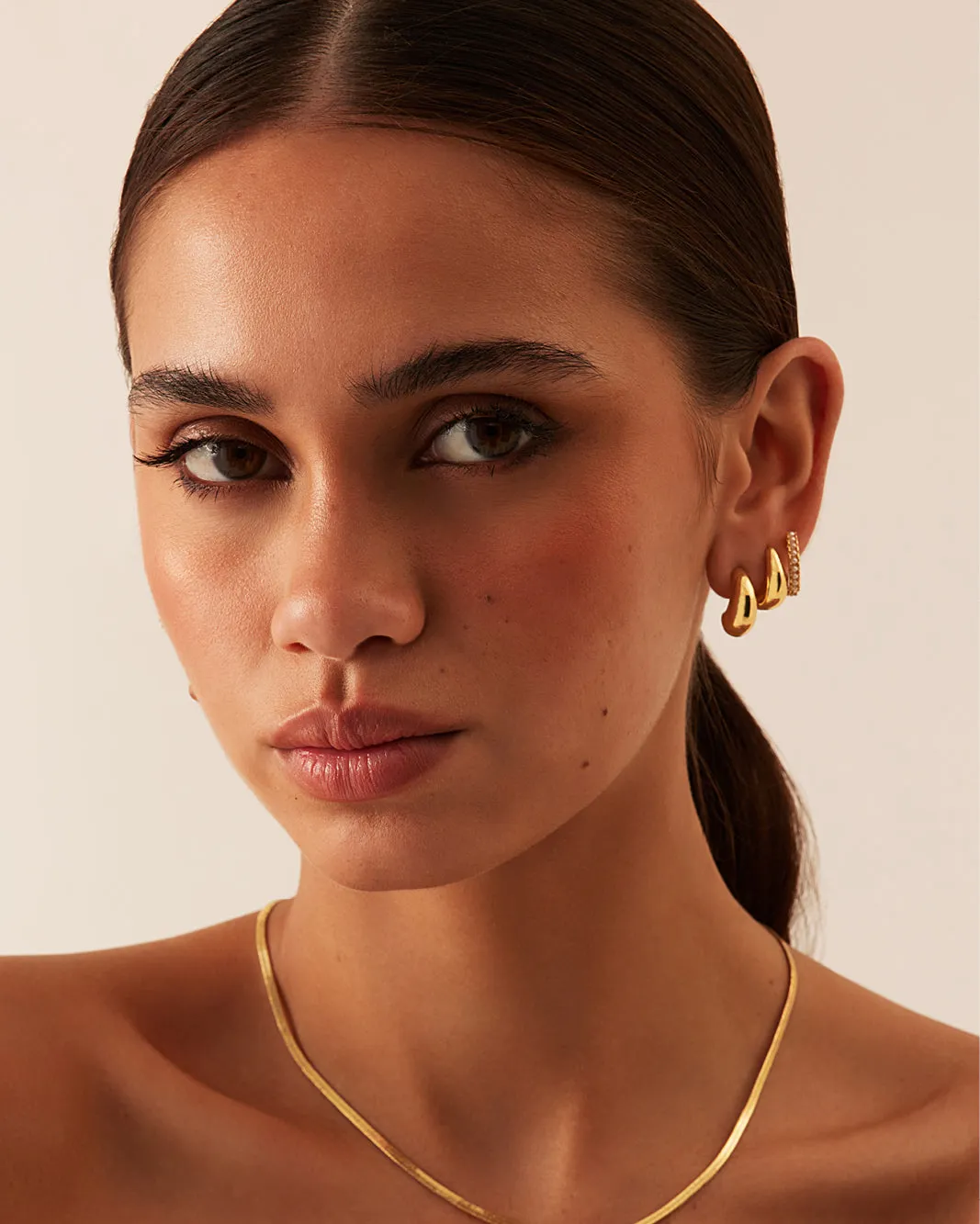 EVERLEIGH EARRING 3 PACK - GOLD PLATED 18K