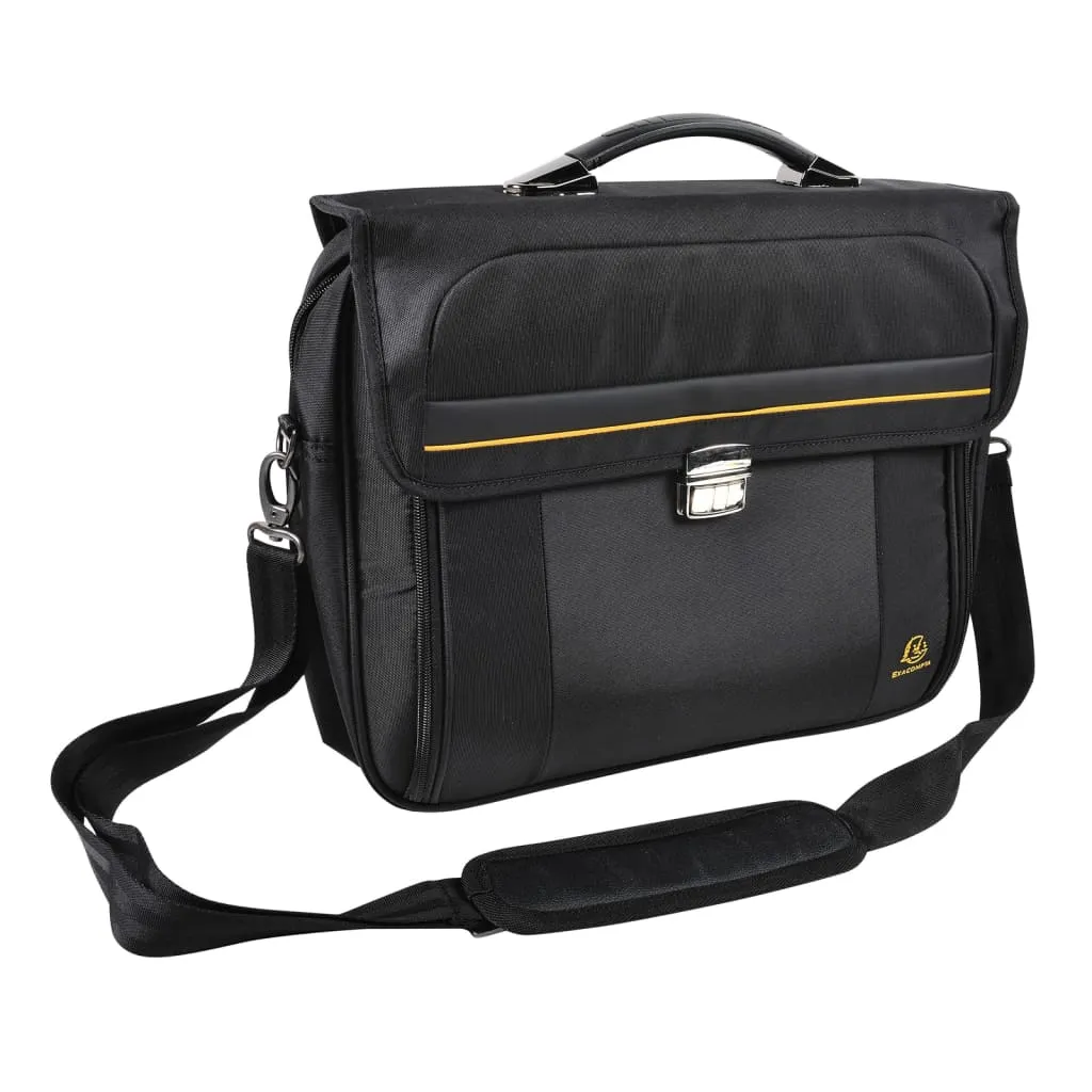 Exacompta Exactive 15.6" Messenger Laptop Bag - Durable, Stylish, Waterproof Protection for Your Devices