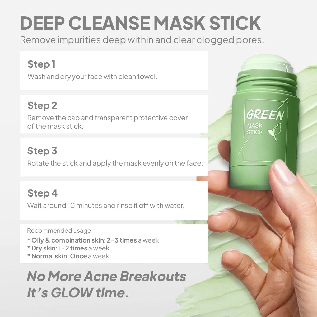 Exfolyn™ Green Tea Mask Stick