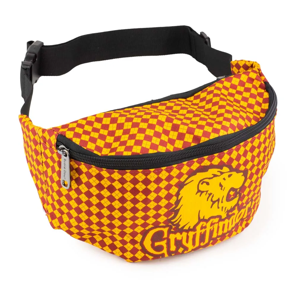 Fanny Pack - Harry Potter Gryffindor Lion with Shield Argyle Gold Burgundy