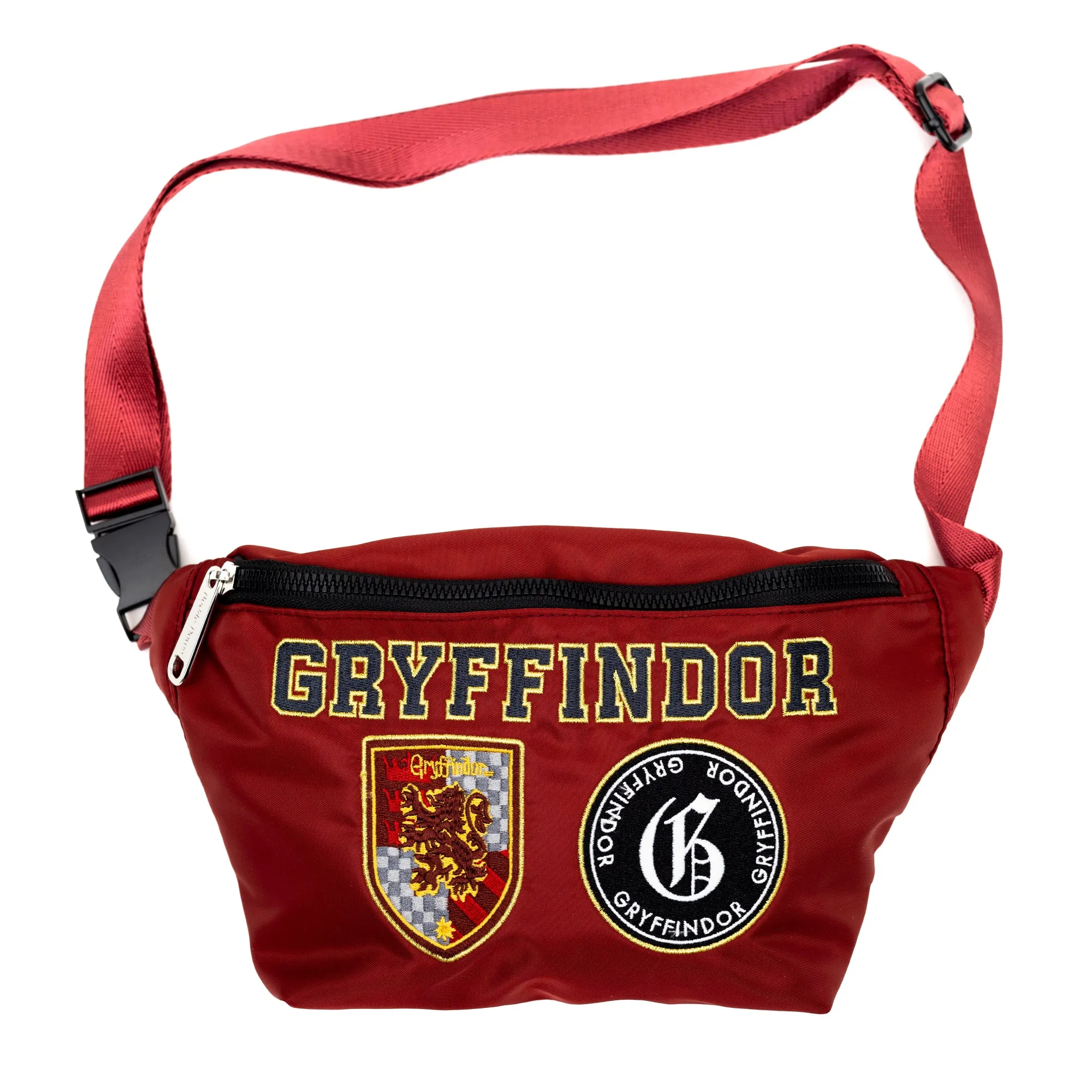 Fanny Pack - Harry Potter GRYFFINDOR Patches Embroidered Burgundy