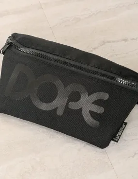 Fanny Pack | Slim |WERDS Dope |Black & Black