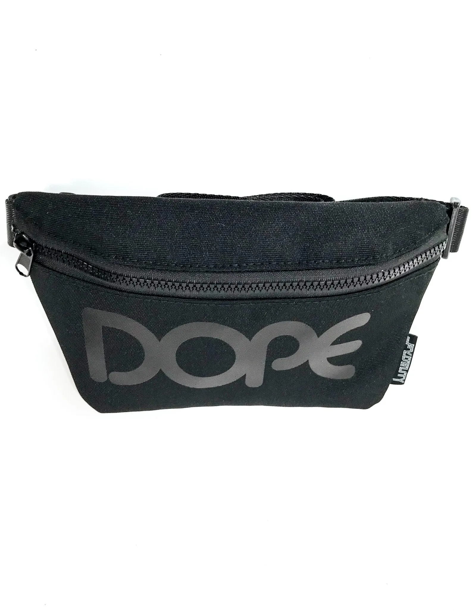 Fanny Pack | Slim |WERDS Dope |Black & Black