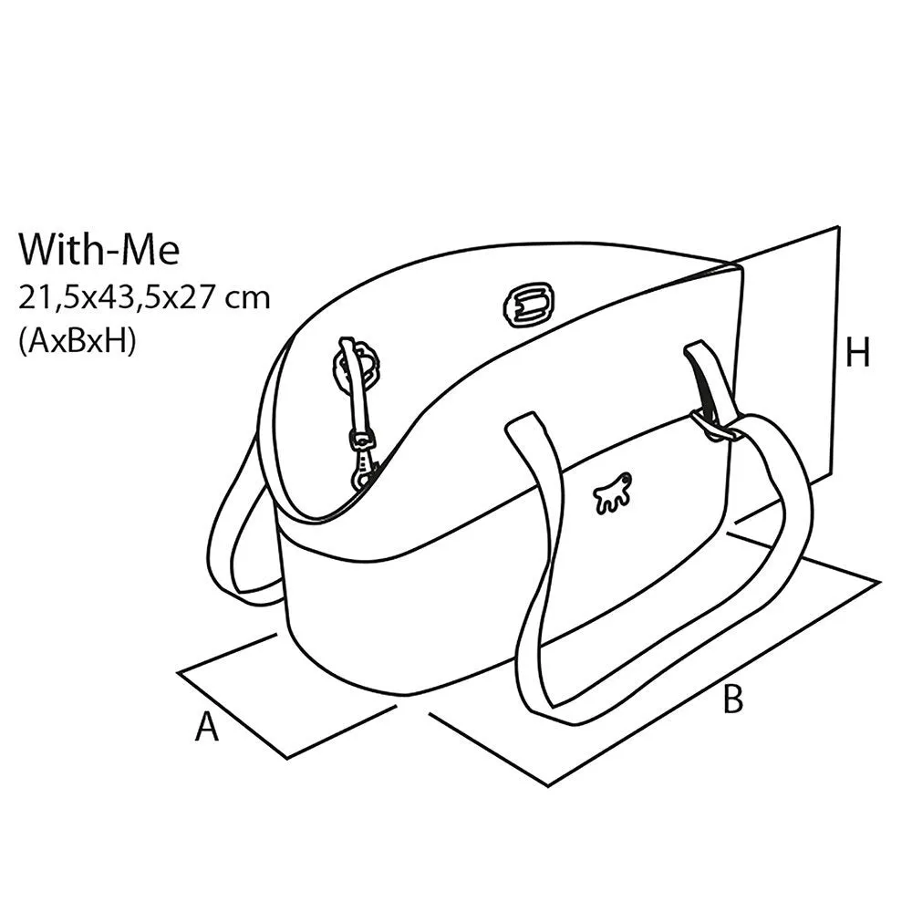 Ferplast With-Me Dog Carry Bag (Normal Size)