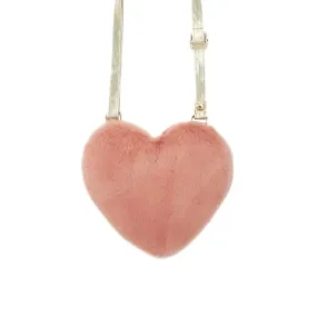 Fluffy Heart Bag Purse