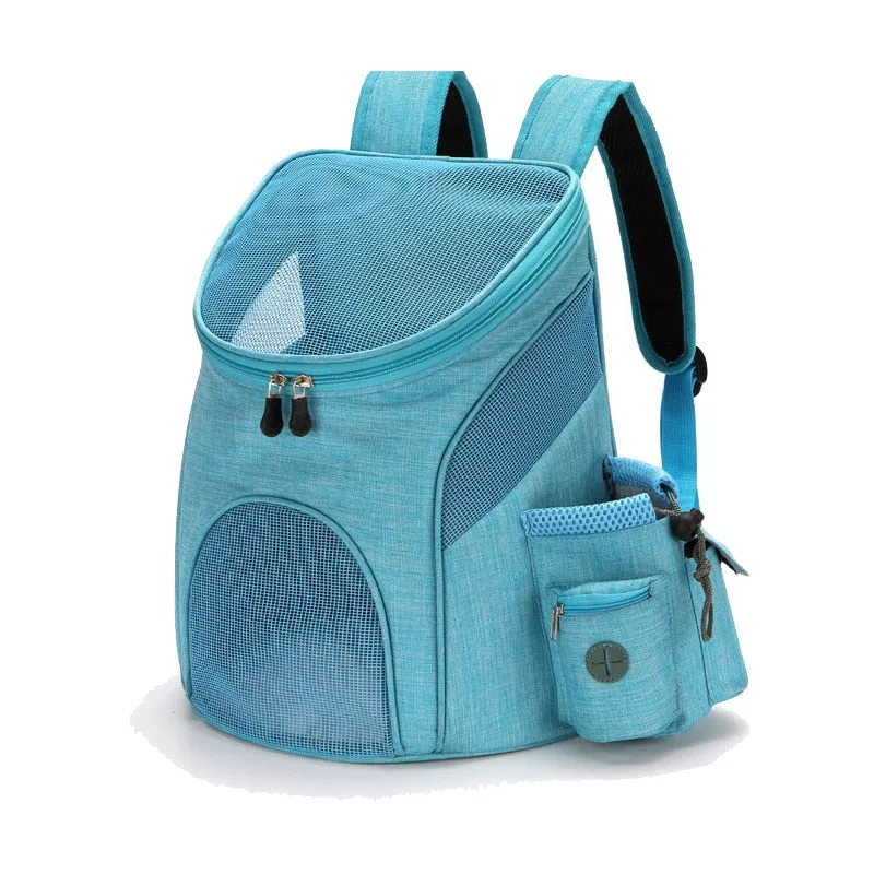 Foldable Mesh Pet Carrier Backpack