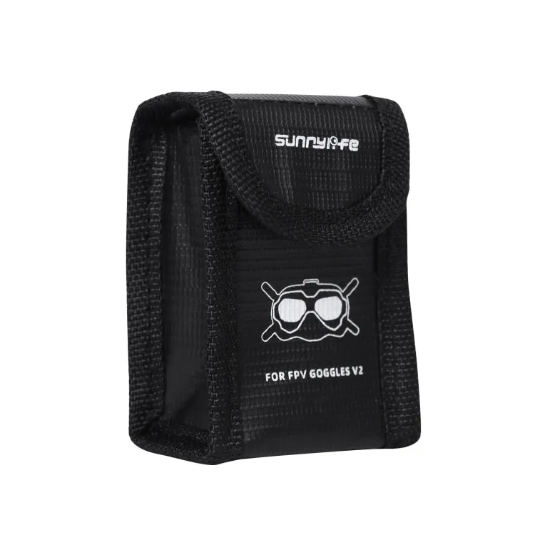 For DJI FPV Glasses Battery Sunnylife FV-DC261 Battery Explosion-proof Bag