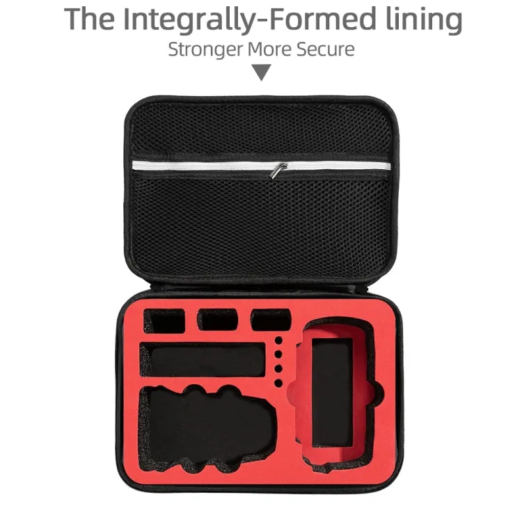 For DJI Mini SE Shockproof Carrying Hard Case Storage Bag, Size: 21.5 x 29.5 x 10cm(Grey   Red Liner)