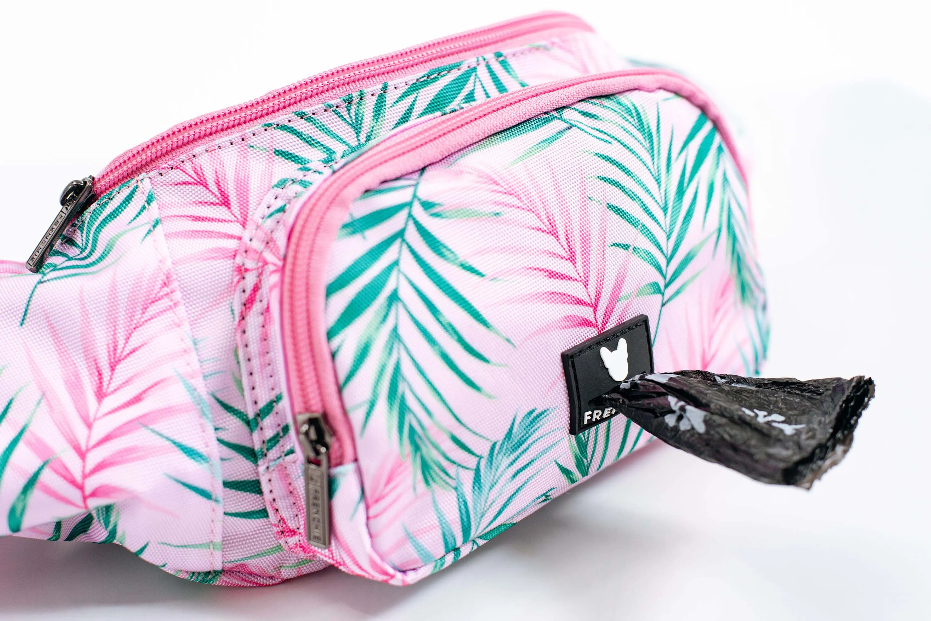 Frenchie Fanny Pack - Pink Palms