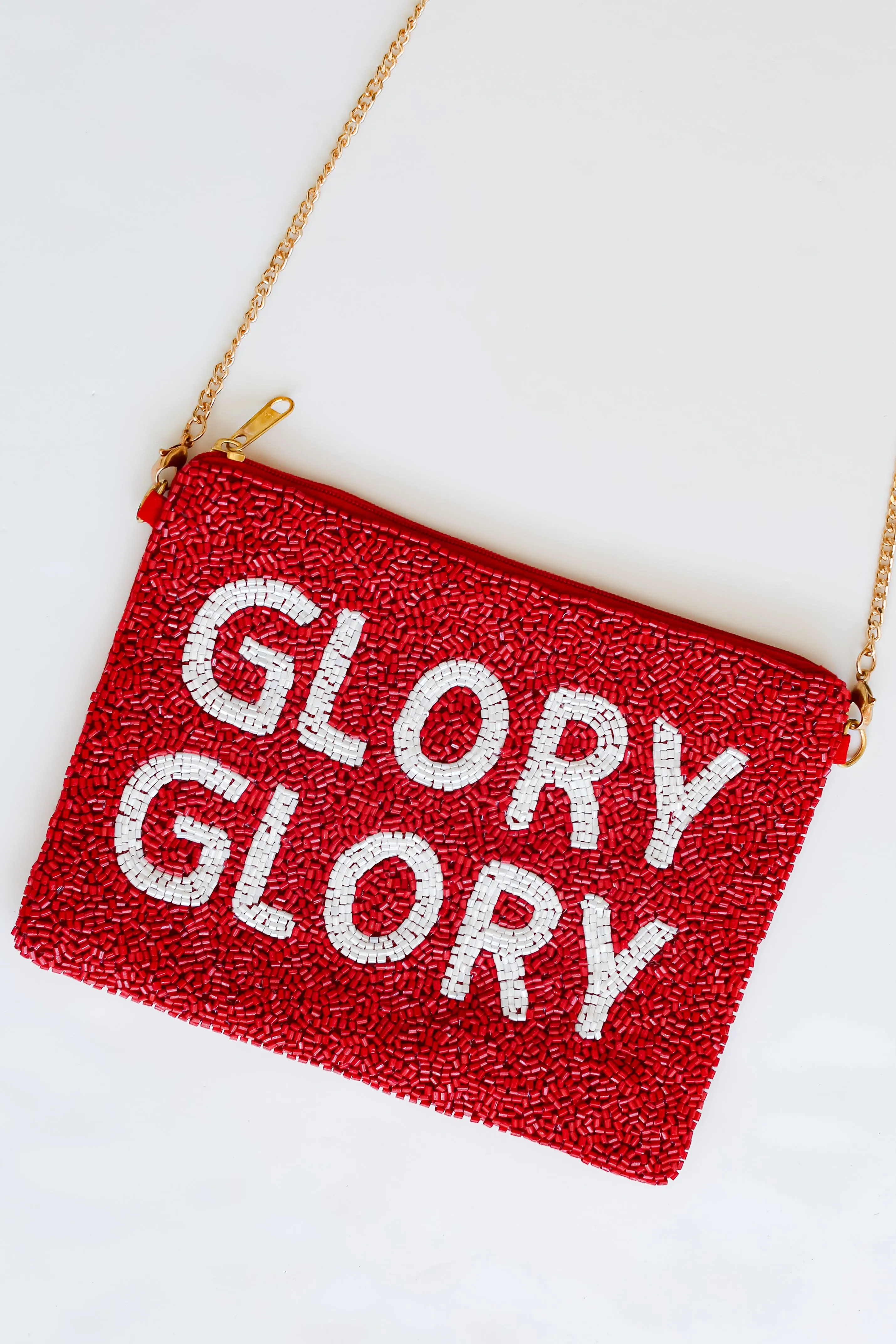 Glory Glory Beaded Crossbody Bag