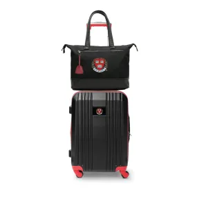 Harvard Crimson Premium Laptop Tote Bag and Luggage Set