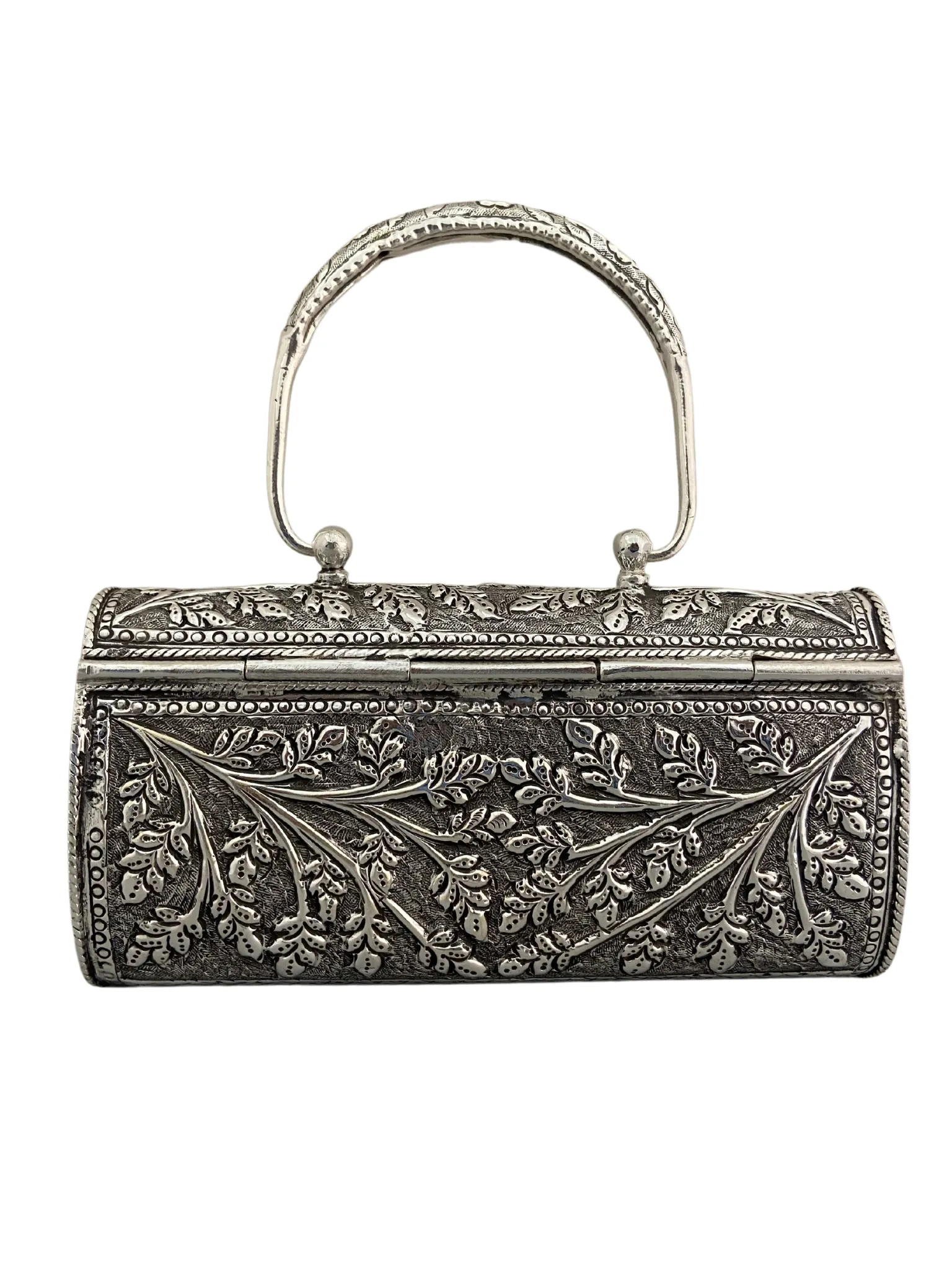 iJuels 925  pure Silver Handmade Vintage Style Purse, comes with certificate of Purity