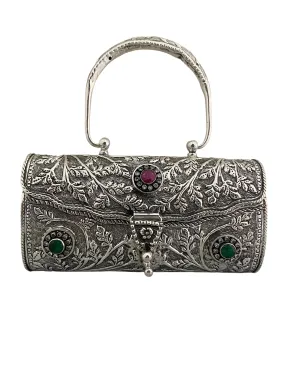 iJuels 925  pure Silver Handmade Vintage Style Purse, comes with certificate of Purity