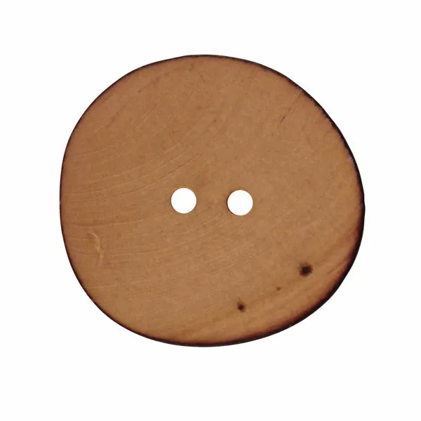 Inspire Round Wood Buttons: 2 Hole