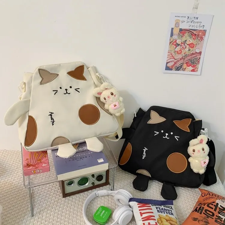 Japanese Neko Shoulder Bag