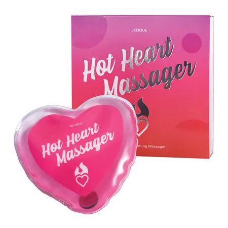 Jelique Hot Heart Reusable Warming Massager Pink