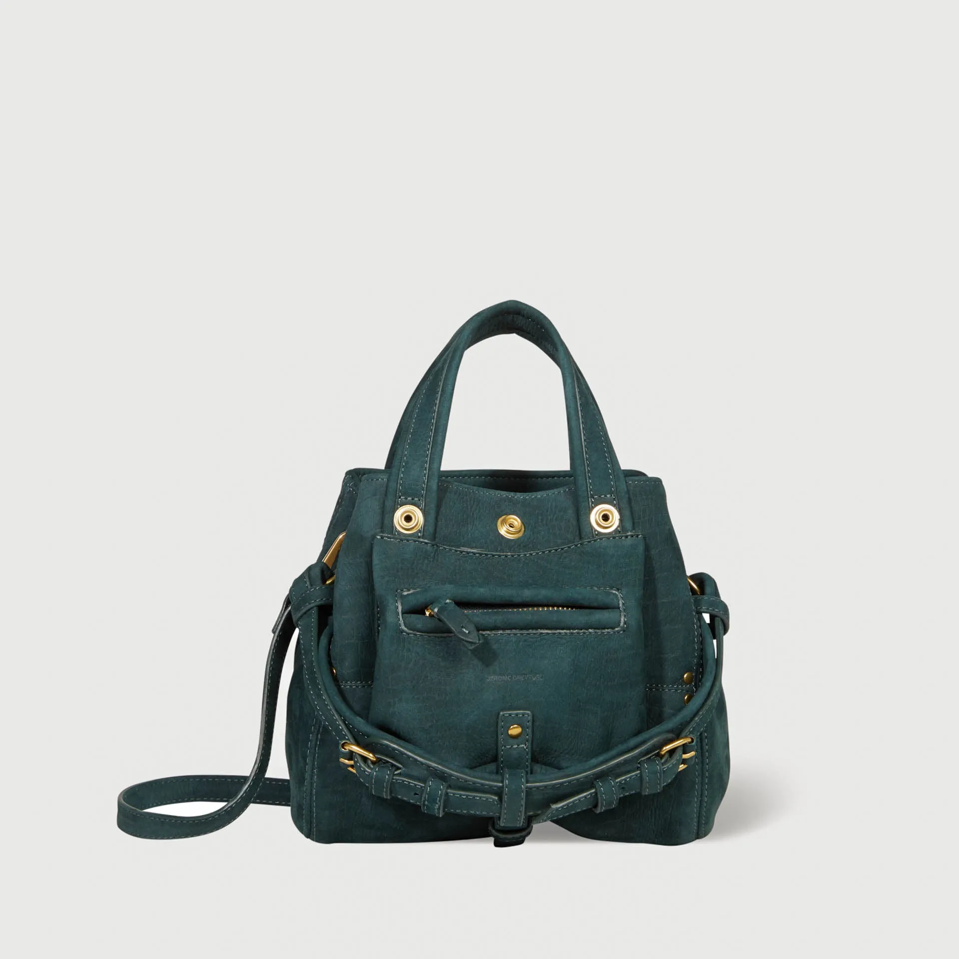 JEROME DREYFUSS SHOULDER BAG BILLY NANO TA GREEN