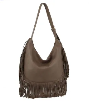 JY0391 Fringe Western Hobo Bag