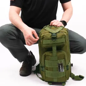 Khaki Functional Hiking Tactical Backpack - 30 Liter Bag