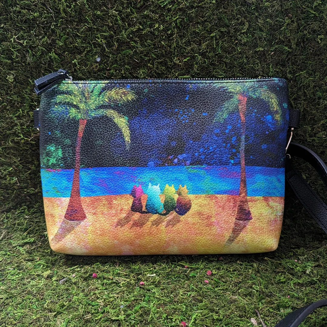 Kitties in Hawaii - Vegan Leather Bag