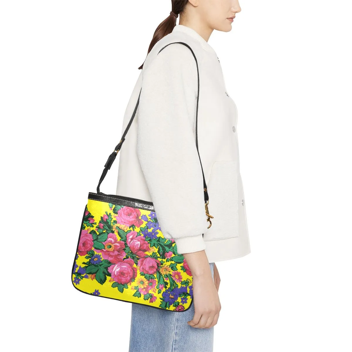 Kokum's Revenge Yellow Small Shoulder Bag