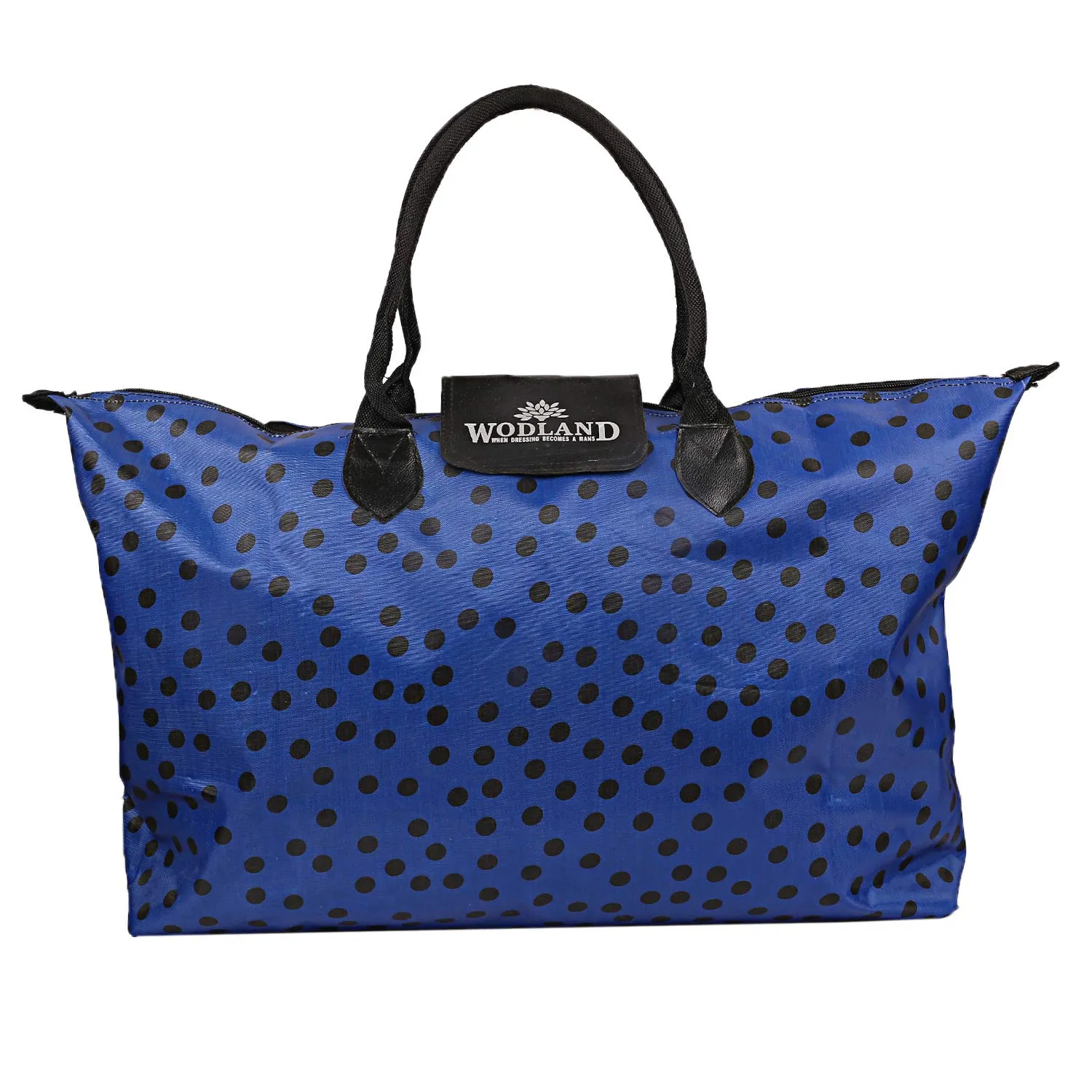 Kuber Industries Rexine 1 Piece Shopping Bag (Blue) -CTKTC6312