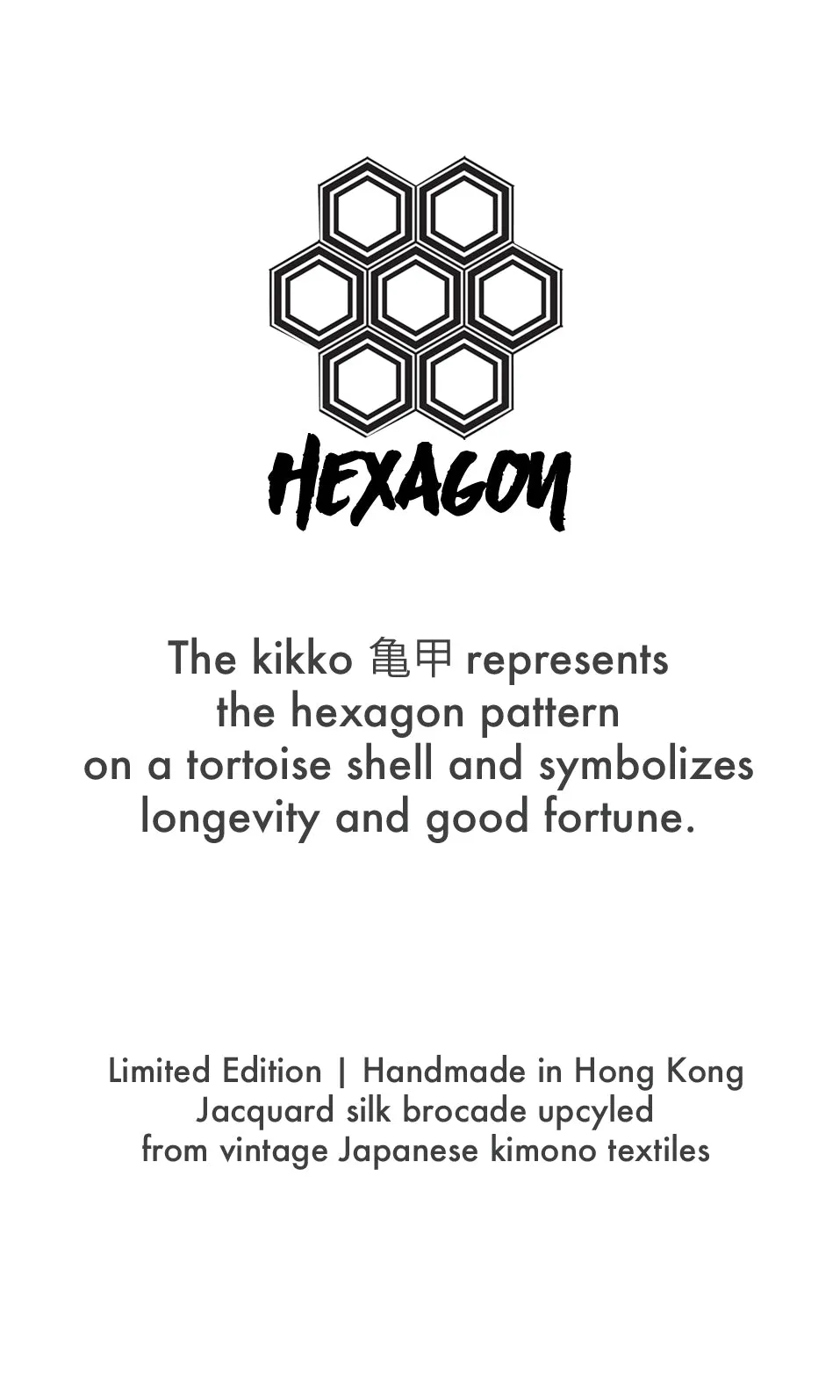 [LAST ONE] Kikko Hexagon Kimono Clutch Bag | Upcycled from vintage Japanese Obi