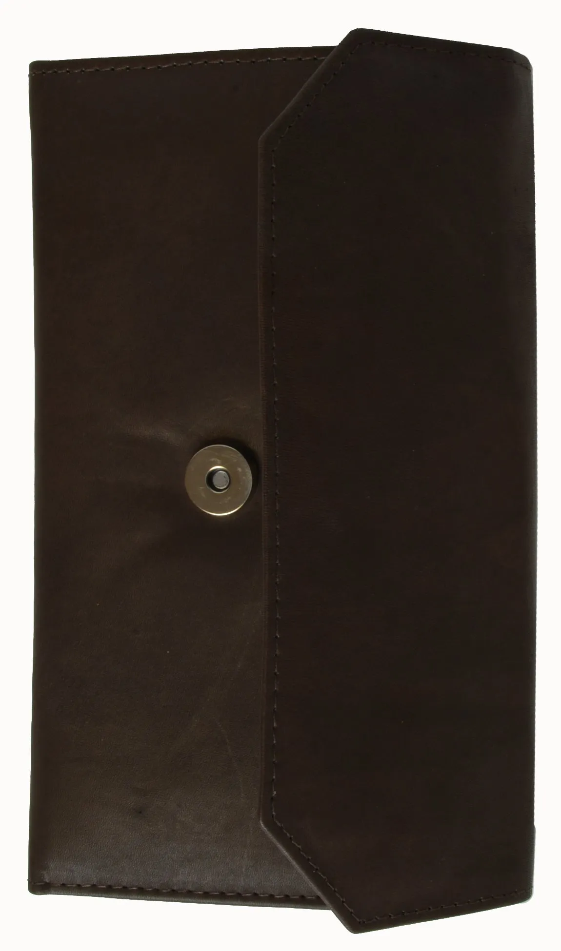 Leather Trifold Wallet For Women With Removable Checkbook Holder