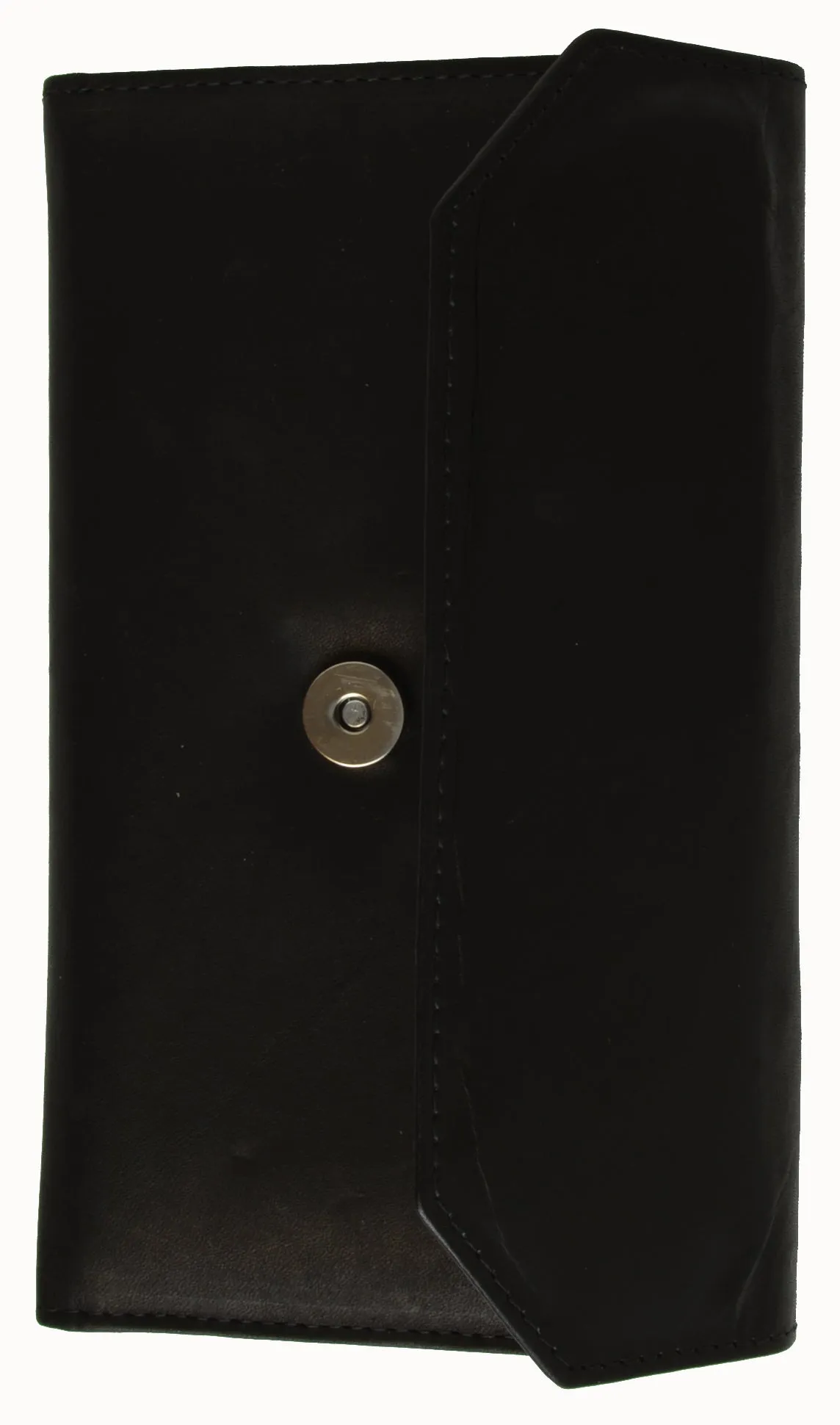 Leather Trifold Wallet For Women With Removable Checkbook Holder