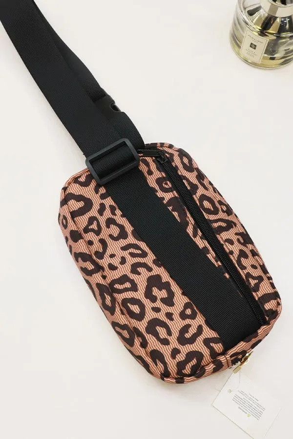 Leopard Print Crossbody Bag