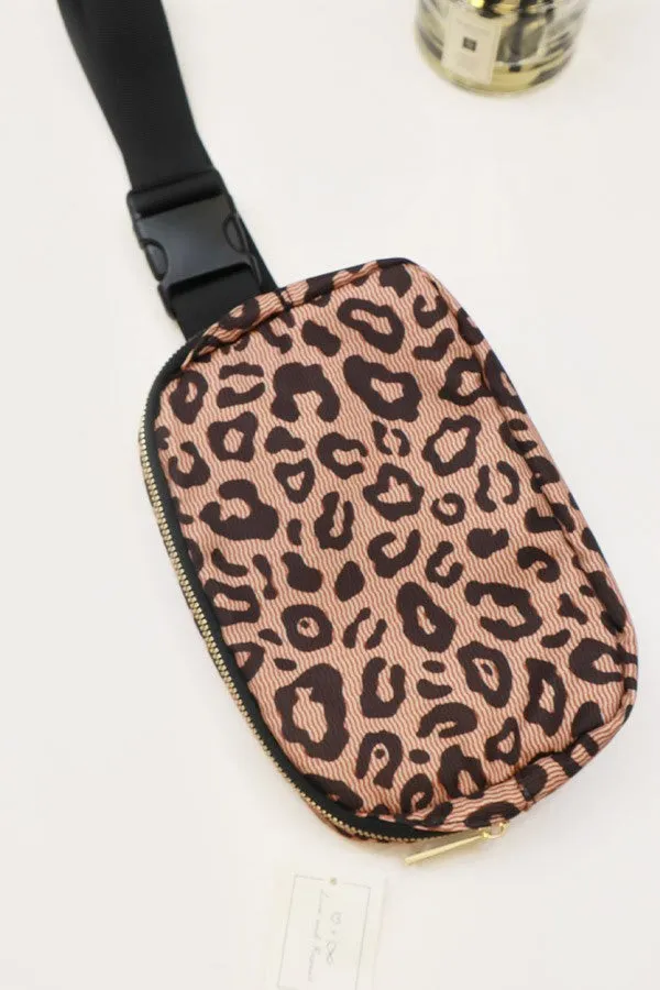 Leopard Print Crossbody Bag