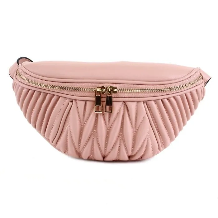 LF4105A Monogrammable Matelassé Fanny Pack