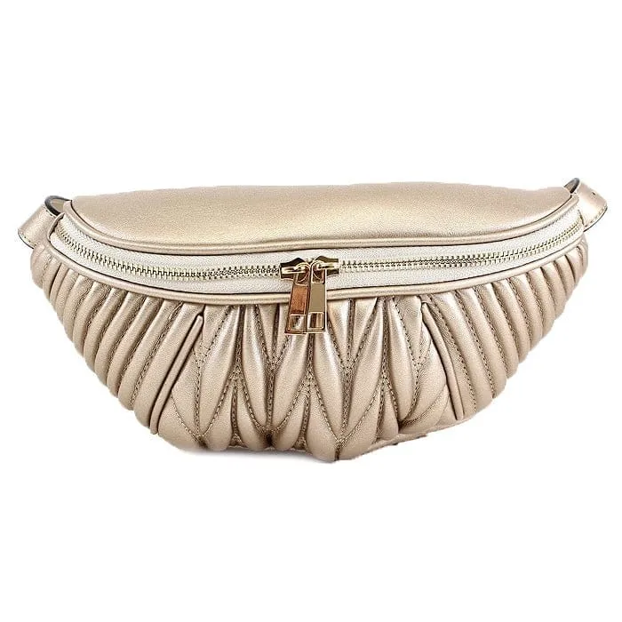 LF4105A Monogrammable Matelassé Fanny Pack