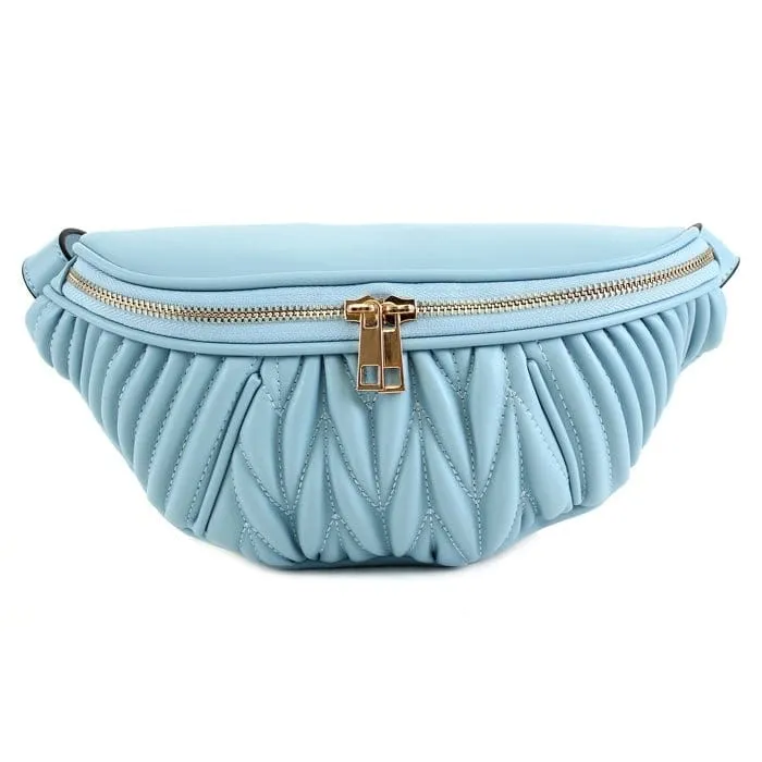 LF4105A Monogrammable Matelassé Fanny Pack