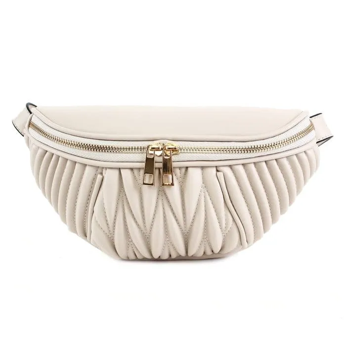 LF4105A Monogrammable Matelassé Fanny Pack