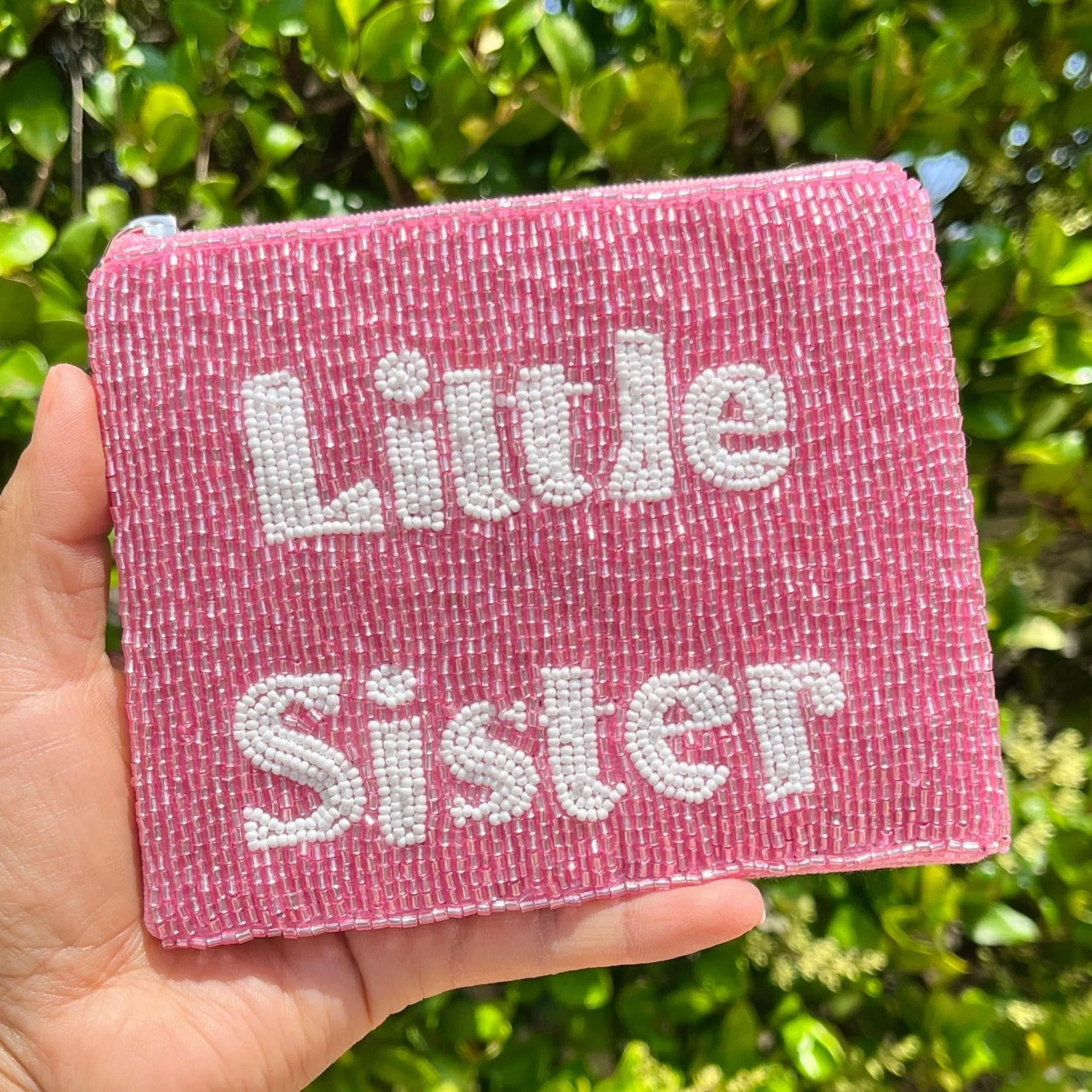 Little Sister Beaded Coin Purse