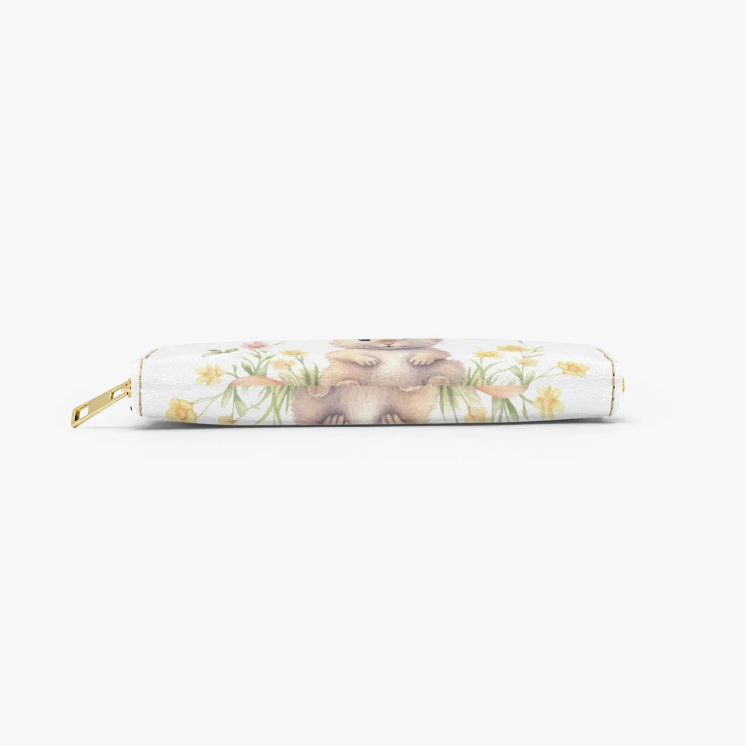 Long Type Zipper Purse, Easter, Rabbit