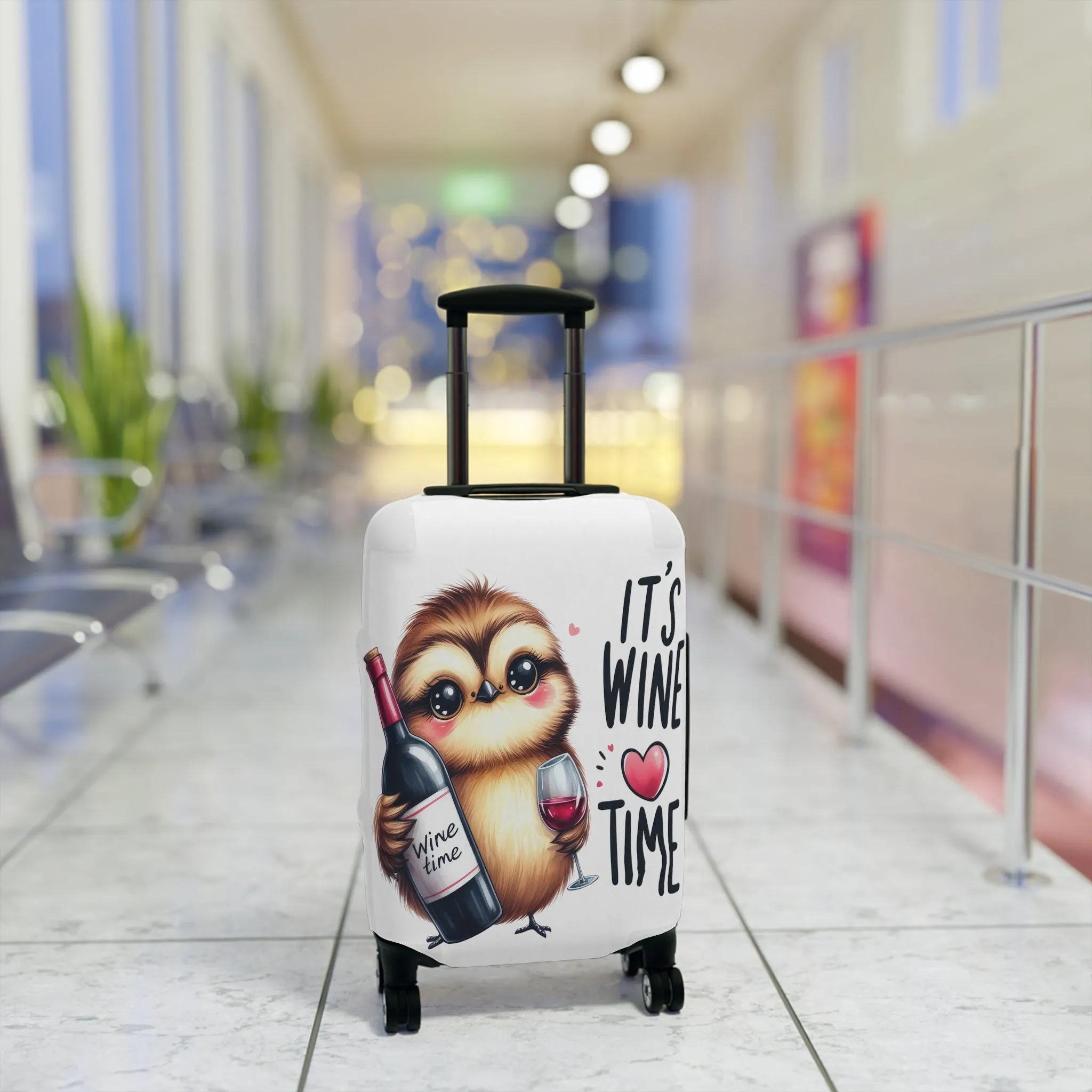 Luggage Cover, Cute Bird, awd-1640