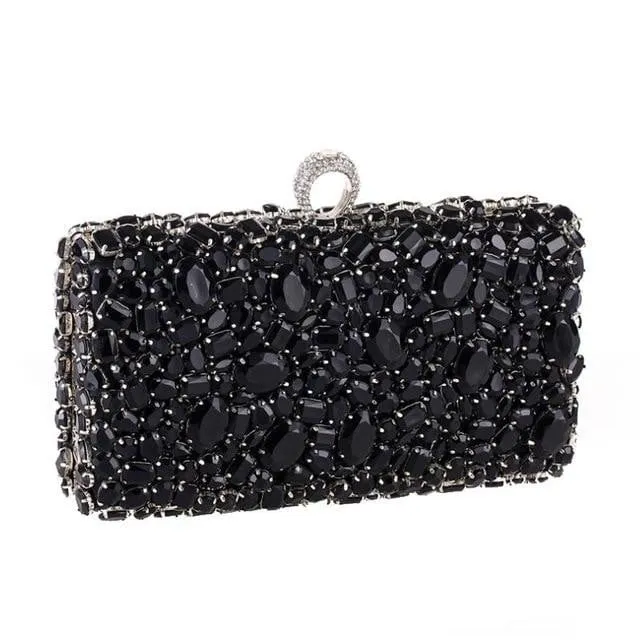 Luxy Moon Beaded Evening Clutch Bags Fashion Clutches