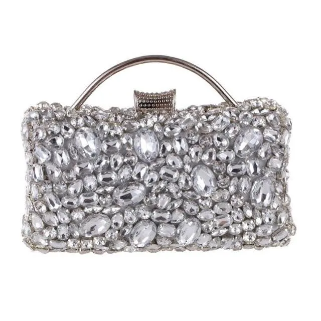 Luxy Moon Beaded Evening Clutch Bags Fashion Clutches