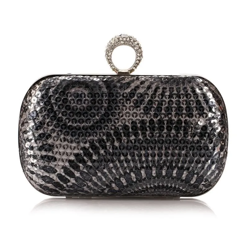 Luxy Moon Wedding Women Clutch Purses Sequins Evening Party Shoulder Bag