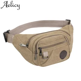 Man Fashion Belt Bag Fanny Packs Multifunction