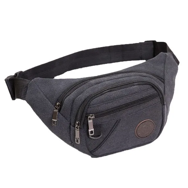 Man Fashion Belt Bag Fanny Packs Multifunction