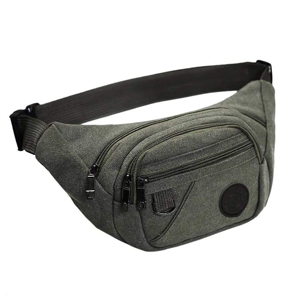 Man Fashion Belt Bag Fanny Packs Multifunction