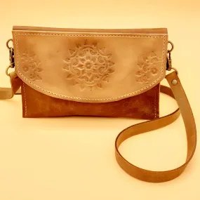 Mandala Leather Bag