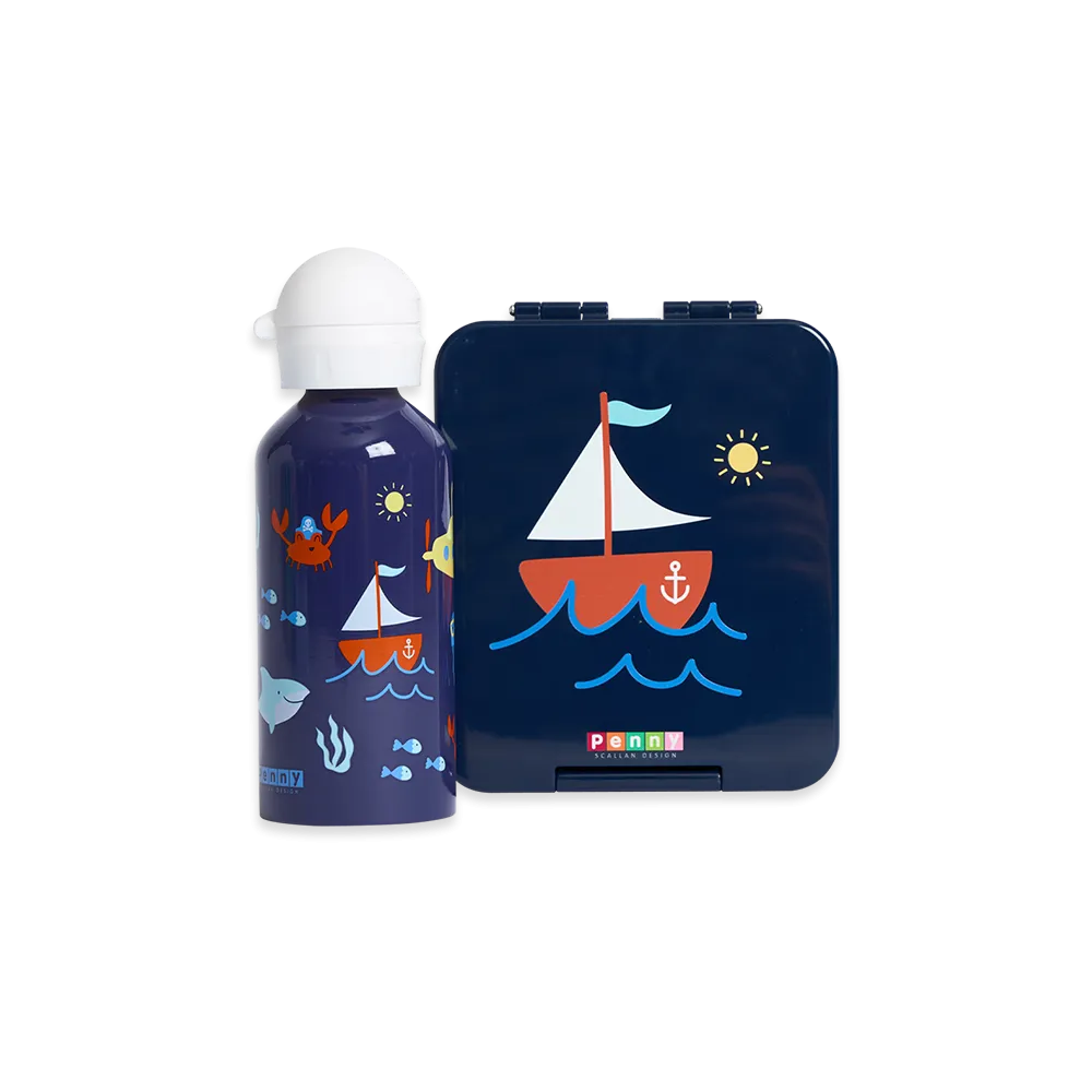 Medium Bento   Drink Bottle Pack - All Designs