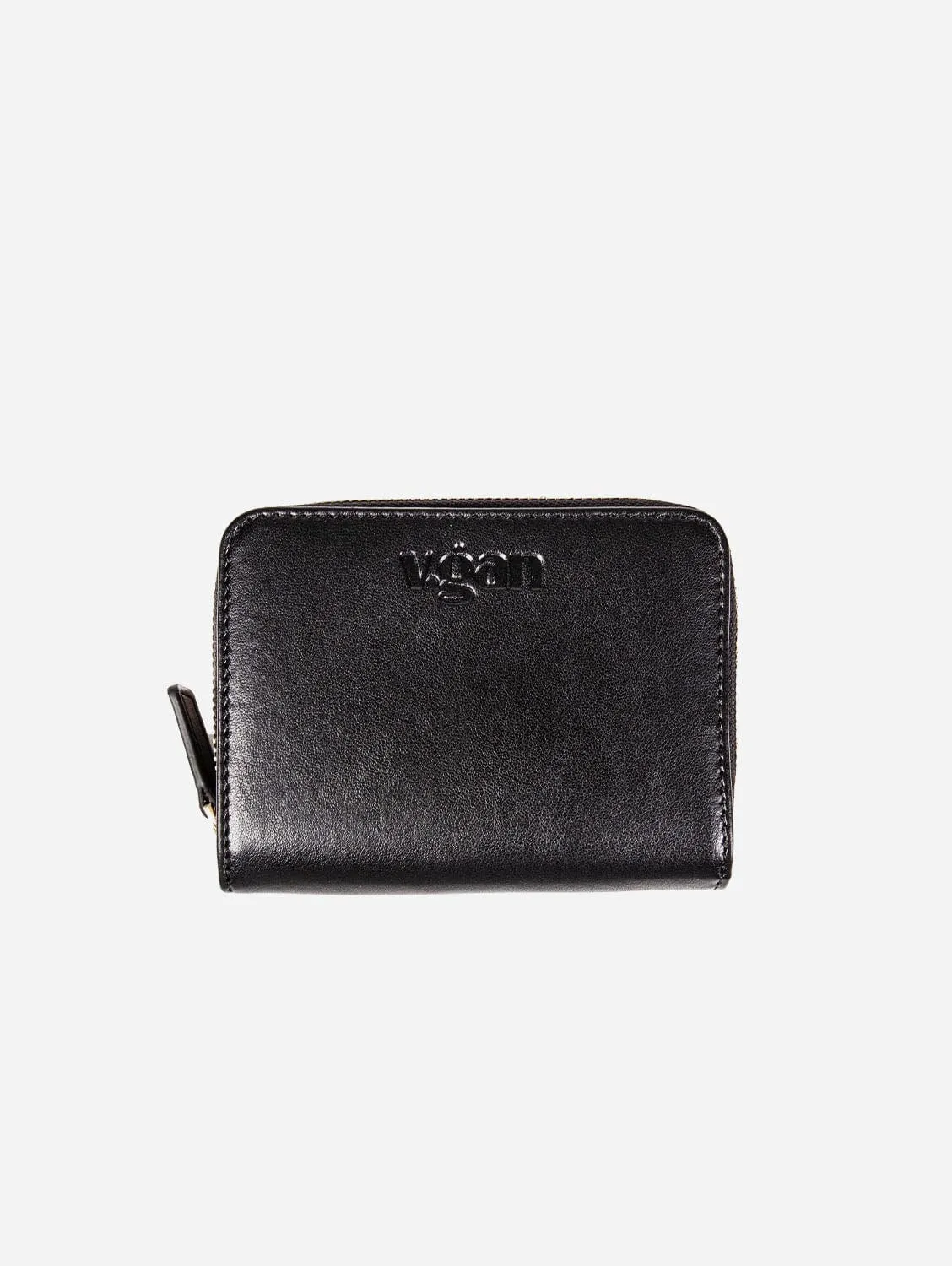 Medium Vegan Leather Purse | Black