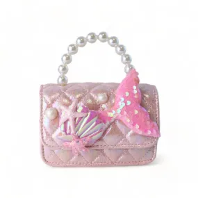 Mermaid Shiny Quilted Purse For Girls