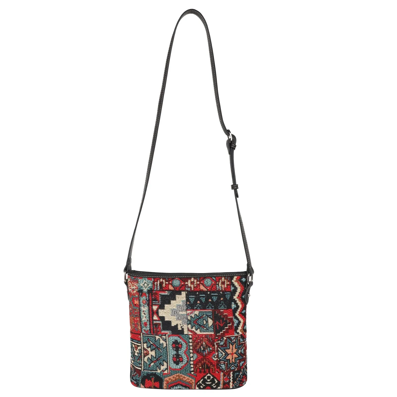 Montana West Western Pattern Print Canvas Crossbody