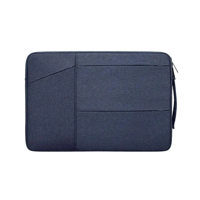 Multifunction High Quality Waterproof Laptop Sleeve Bag-Navy Blue